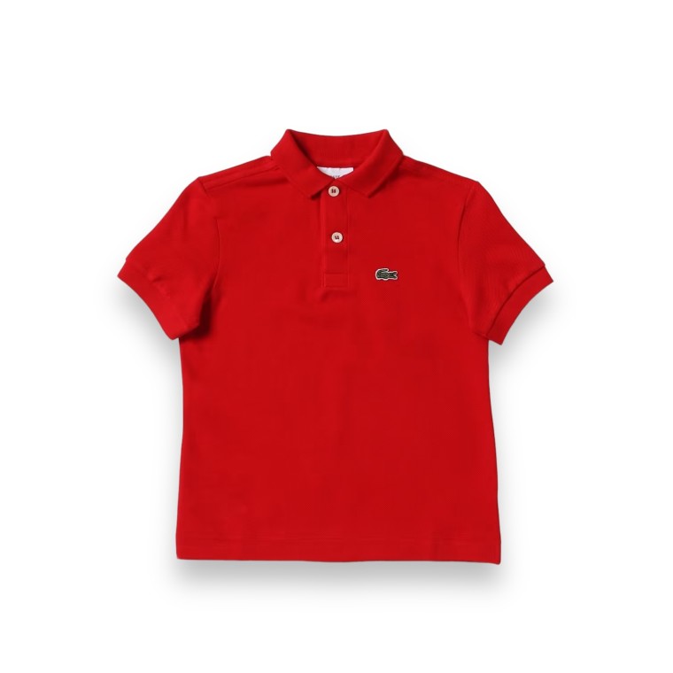 Polo Lacoste bambino in piqué di cotone