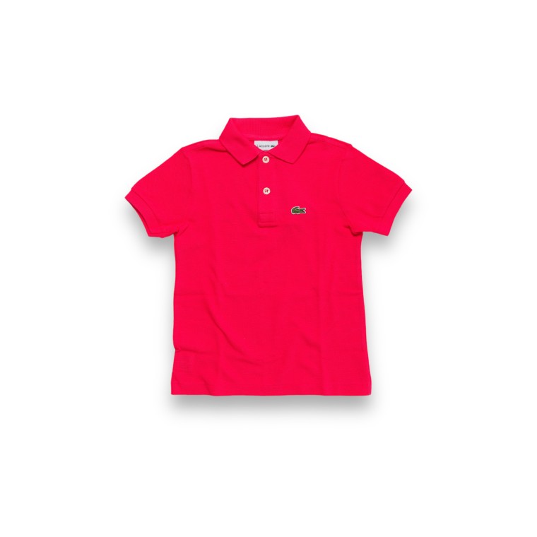 Polo Lacoste bambino in piqué di cotone