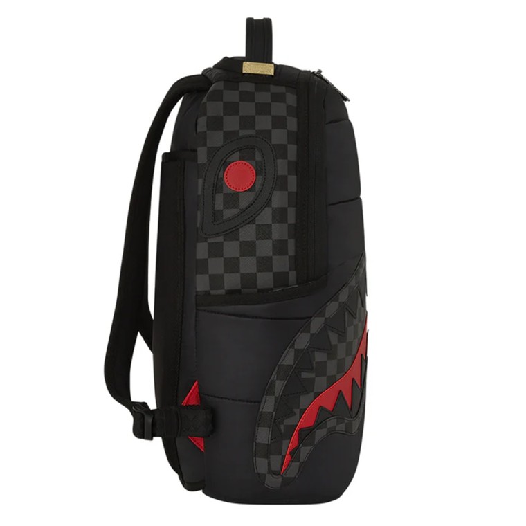 Zaino Sprayground Black Puffer Grey Check