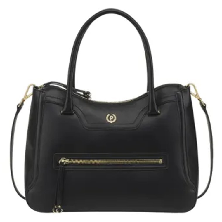 Borsa doppio manico Zipper Pollini