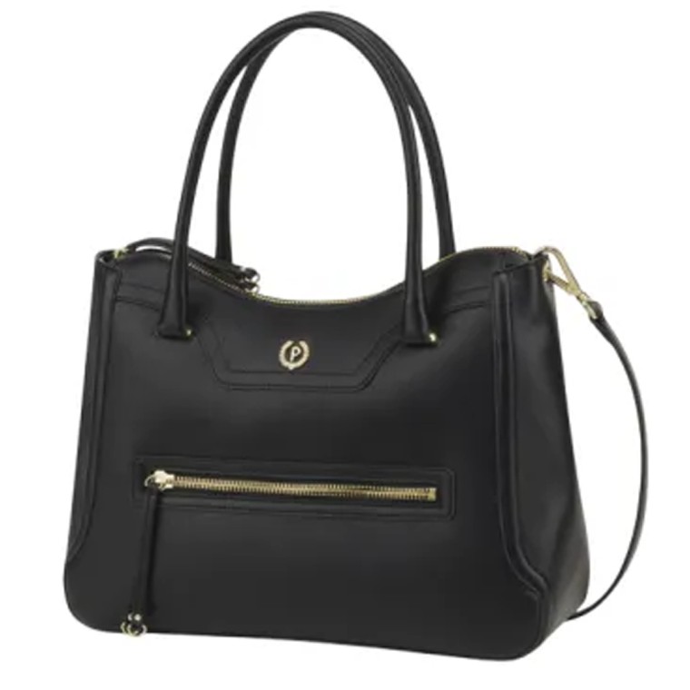 Borsa doppio manico Zipper Pollini