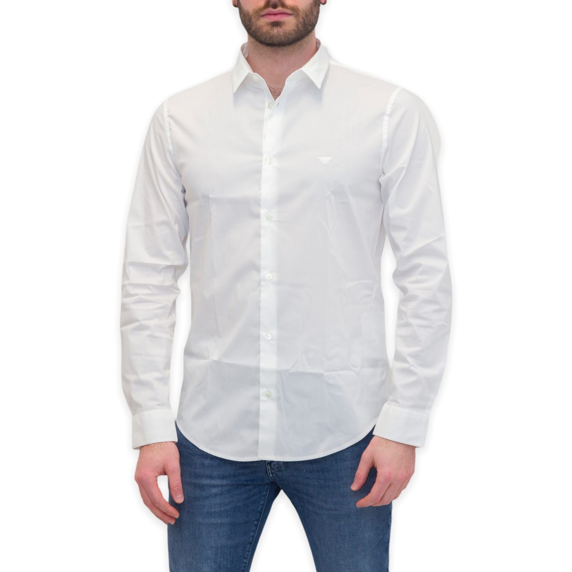 Camicia Emporio Armani con colletto all'italiana