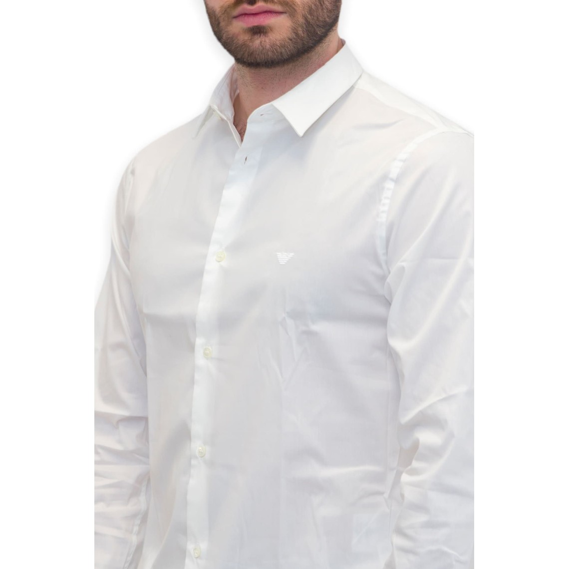 Camicia Emporio Armani con colletto all'italiana