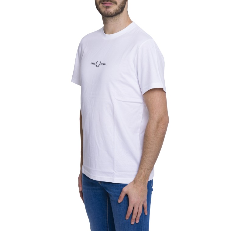 T-shirt con ricamo Fred Perry 