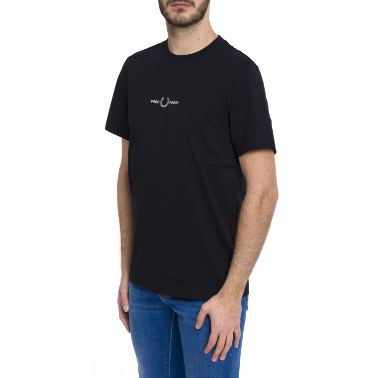 T-shirt con ricamo Fred Perry