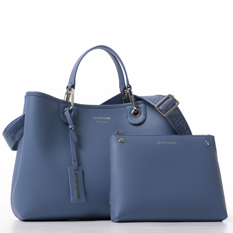 Shopper media MyEA stampa cervo Emporio Armani