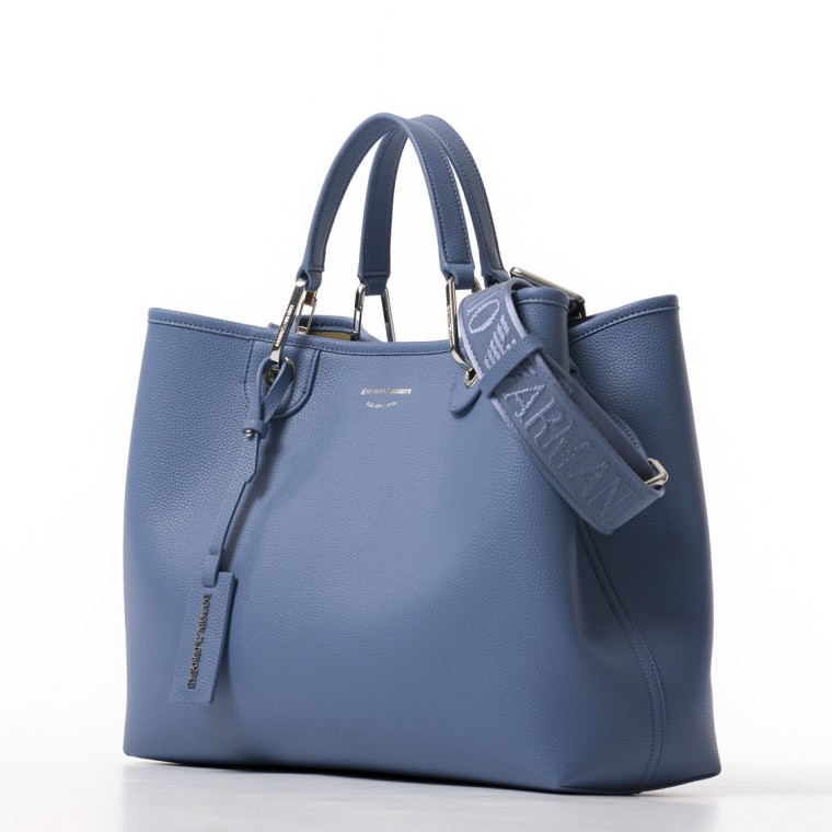 Shopper media MyEA stampa cervo Emporio Armani