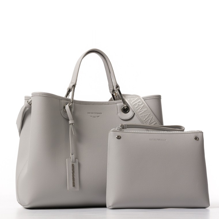 Shopper media MyEA stampa cervo Emporio Armani