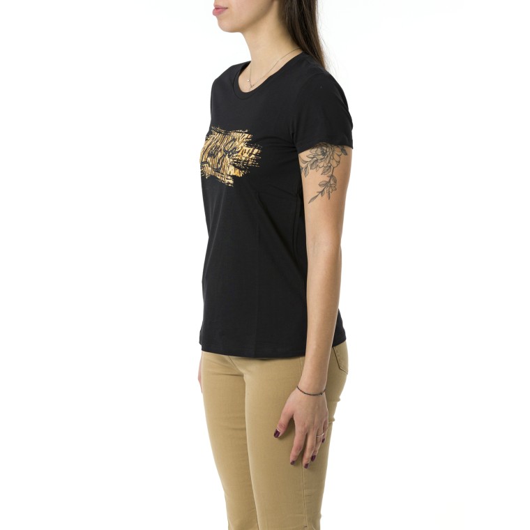 T-shirt con stampa animalier Liu Jo