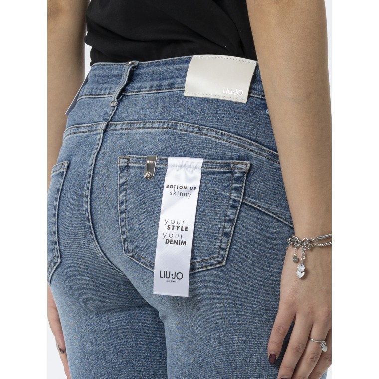 Jeans cropped con risvolto Liu Jo