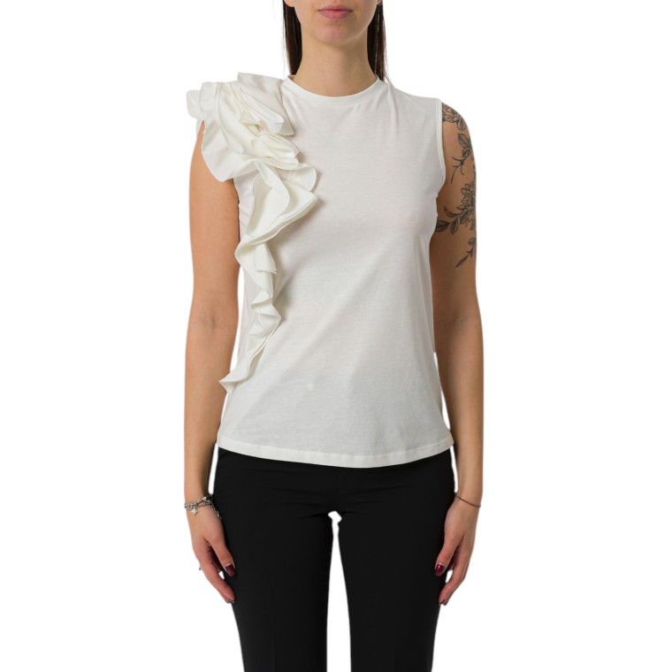 T-shirt con volant Liu Jo