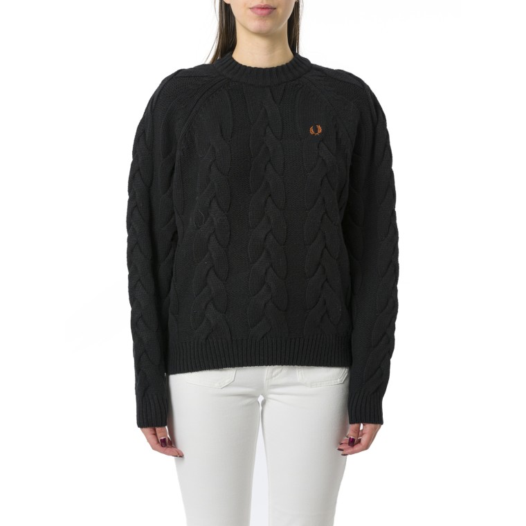 Lupetto a trecce Fred Perry