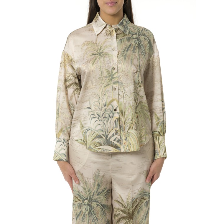 Camicia in twill stampato Liu Jo