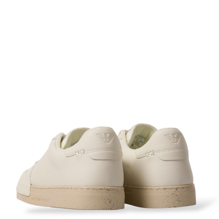 Sneakers in pelle liscia Emporio Armani