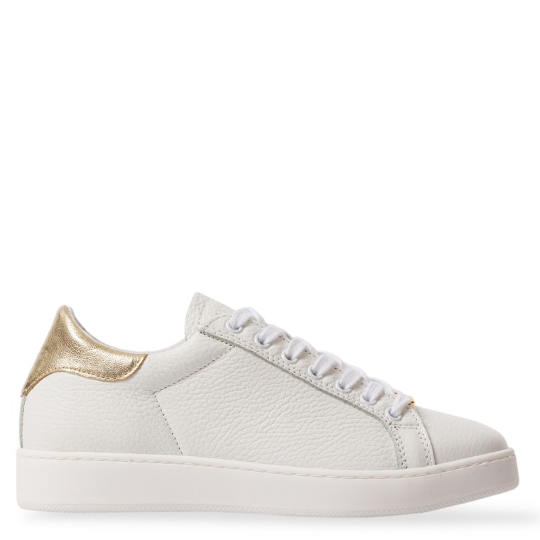 Sneakers Twinset in pelle a grana