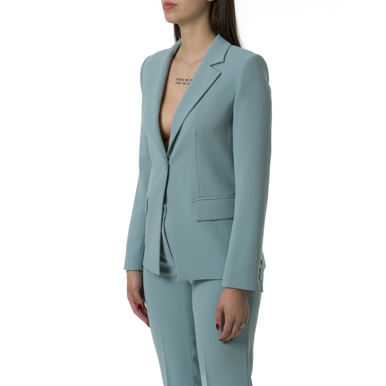 Giacca blazer in crêpe fluido Twinset