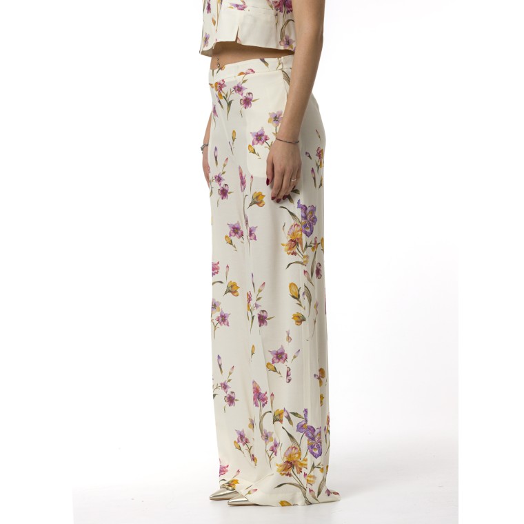 Pantaloni a fiori Twinset