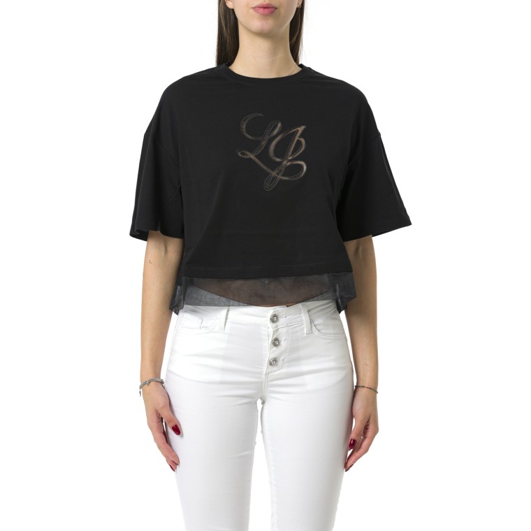 T-shirt con logo Liu Jo