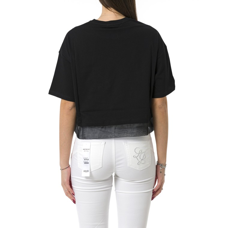 T-shirt con logo Liu Jo