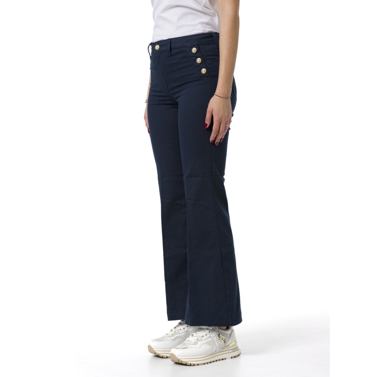 Pantaloni flare con bottoni Liu Jo