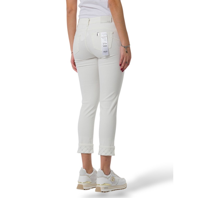 Pantaloni cropped con risvolto Liu Jo