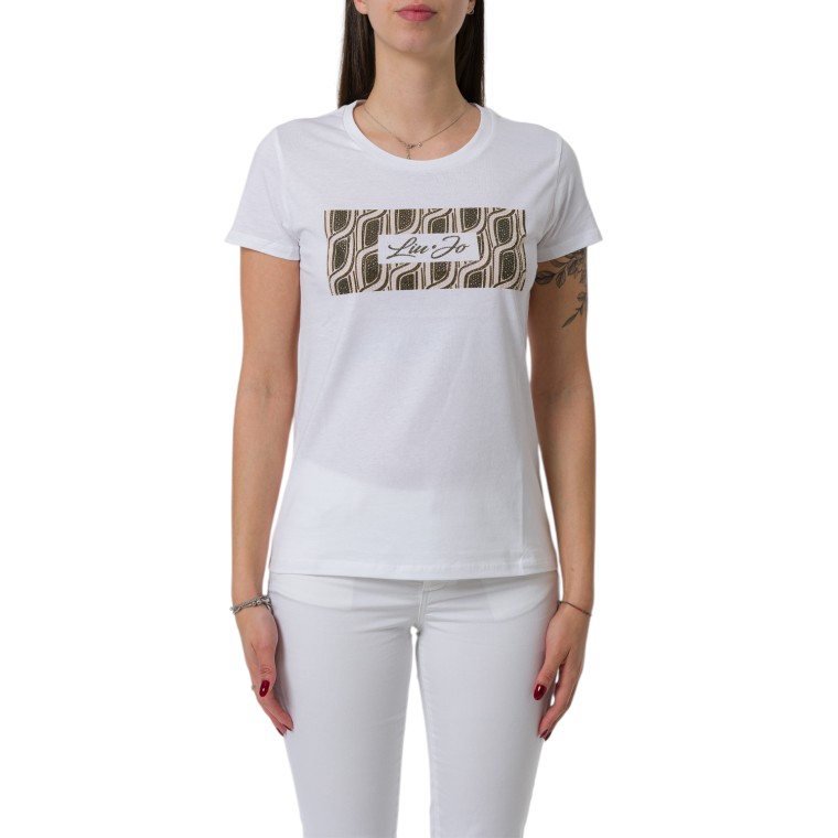 T-shirt con stampa Liu Jo