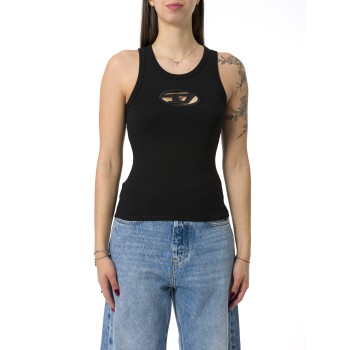 Canotta con logo Oval D cut-out Diesel