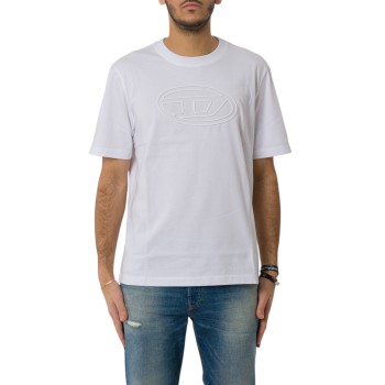 T-shirt Diesel con Oval D in rilievo 