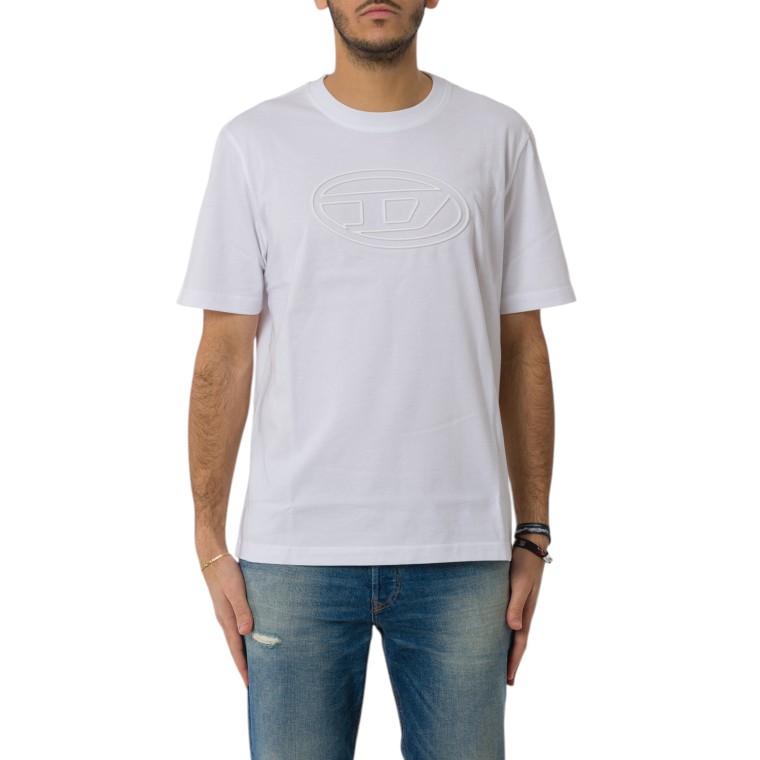 T-shirt Diesel con Oval D in rilievo 