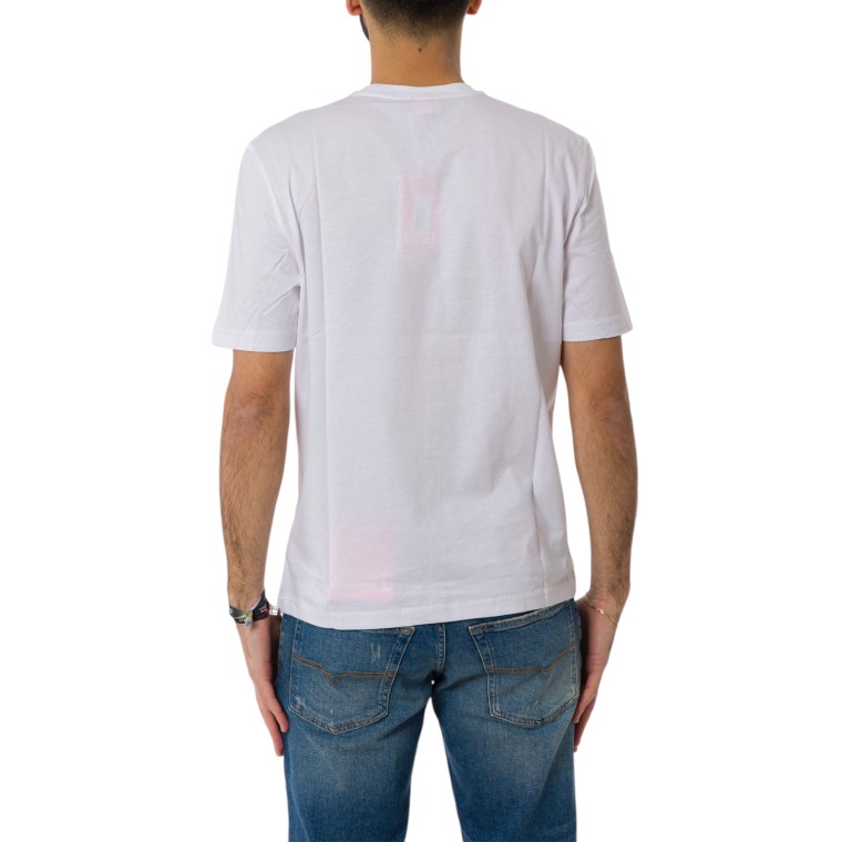 T-shirt Diesel con logo effetto puff