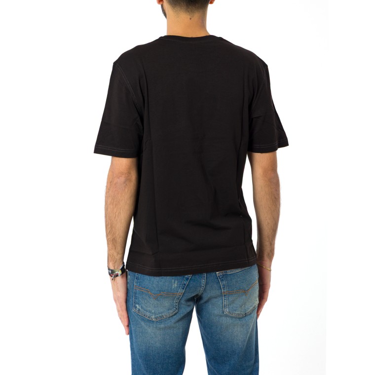 T-shirt Diesel con logo effetto puff