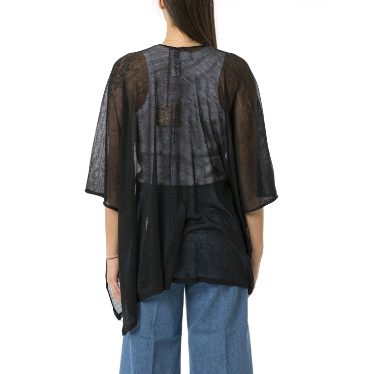 Poncho in maglia Lurex Liu Jo