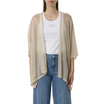 Poncho in maglia Lurex Liu Jo