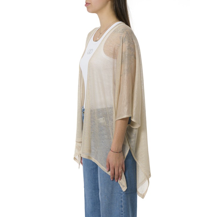 Poncho in maglia Lurex Liu Jo