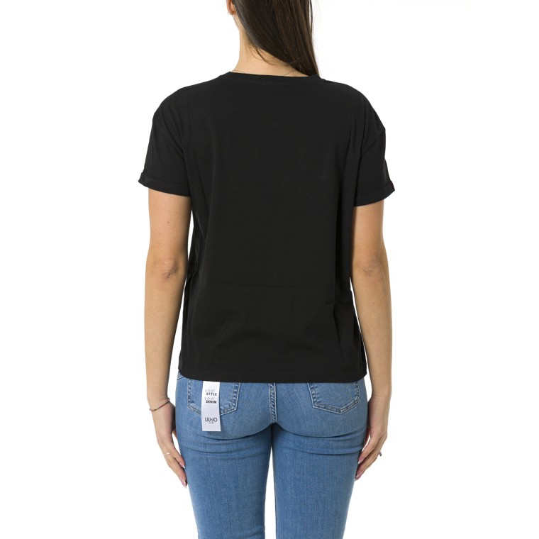 T-shirt con logo Liu Jo