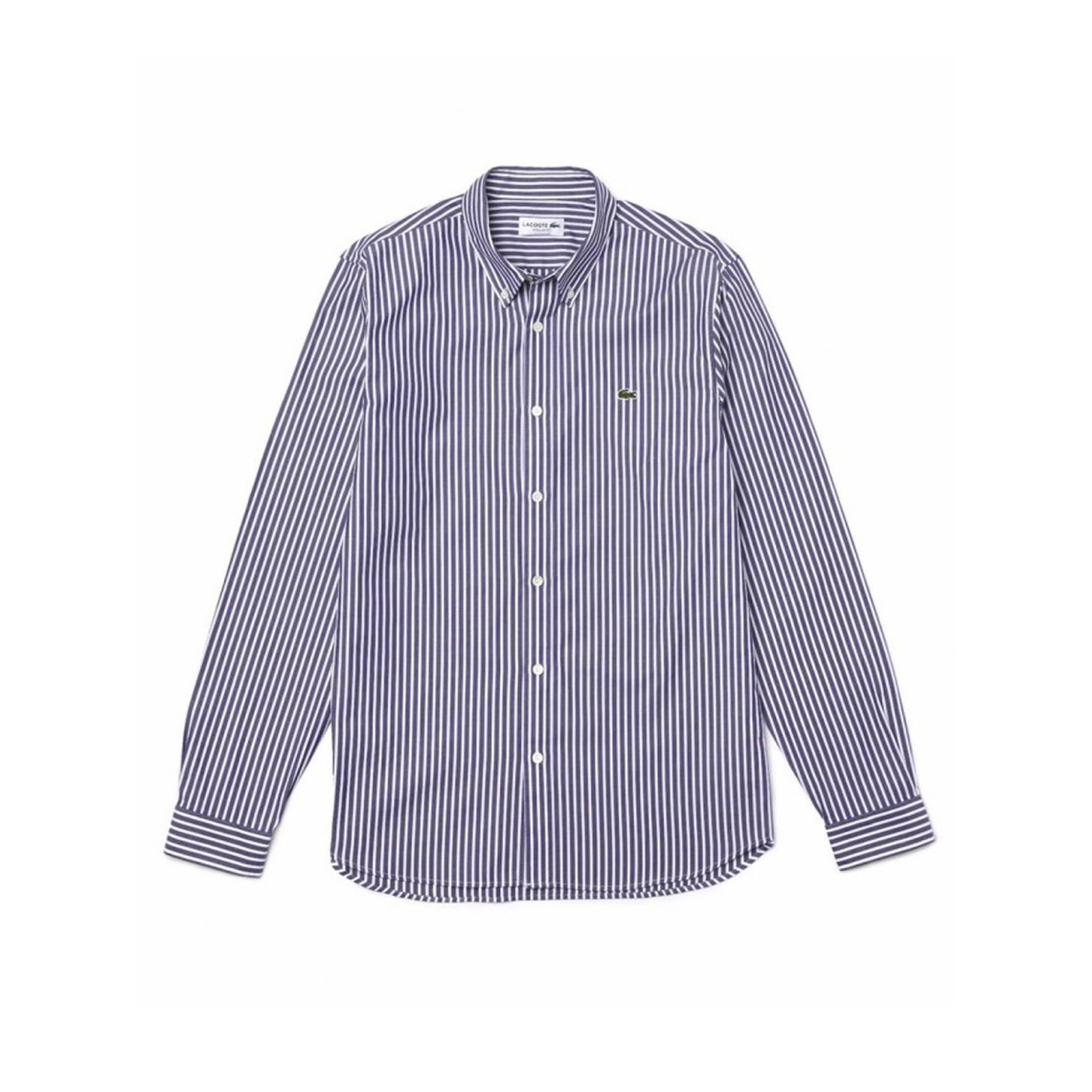 Camicia in Cotone a Righe Lacoste