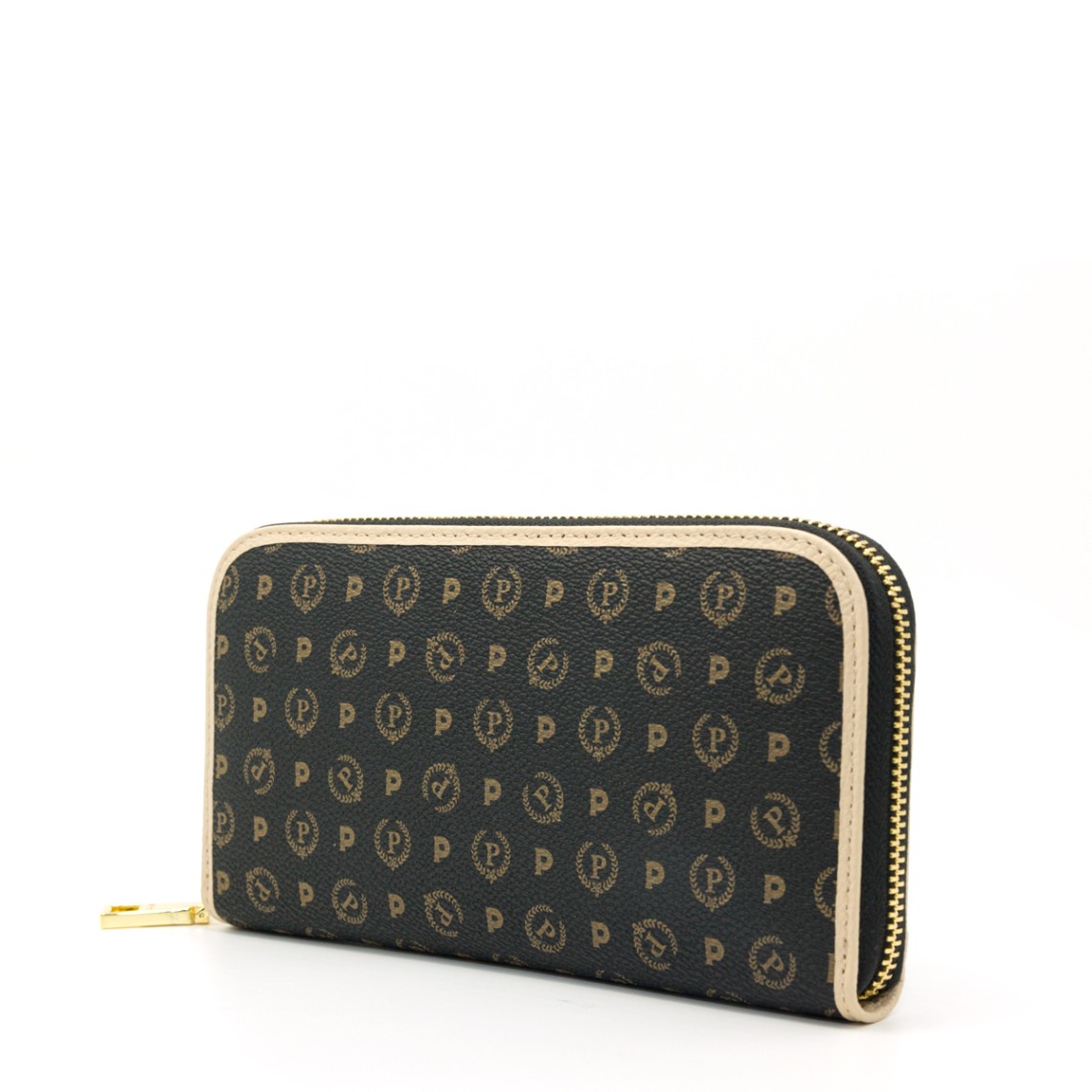 Portafoglio zip around classic logo Pollini