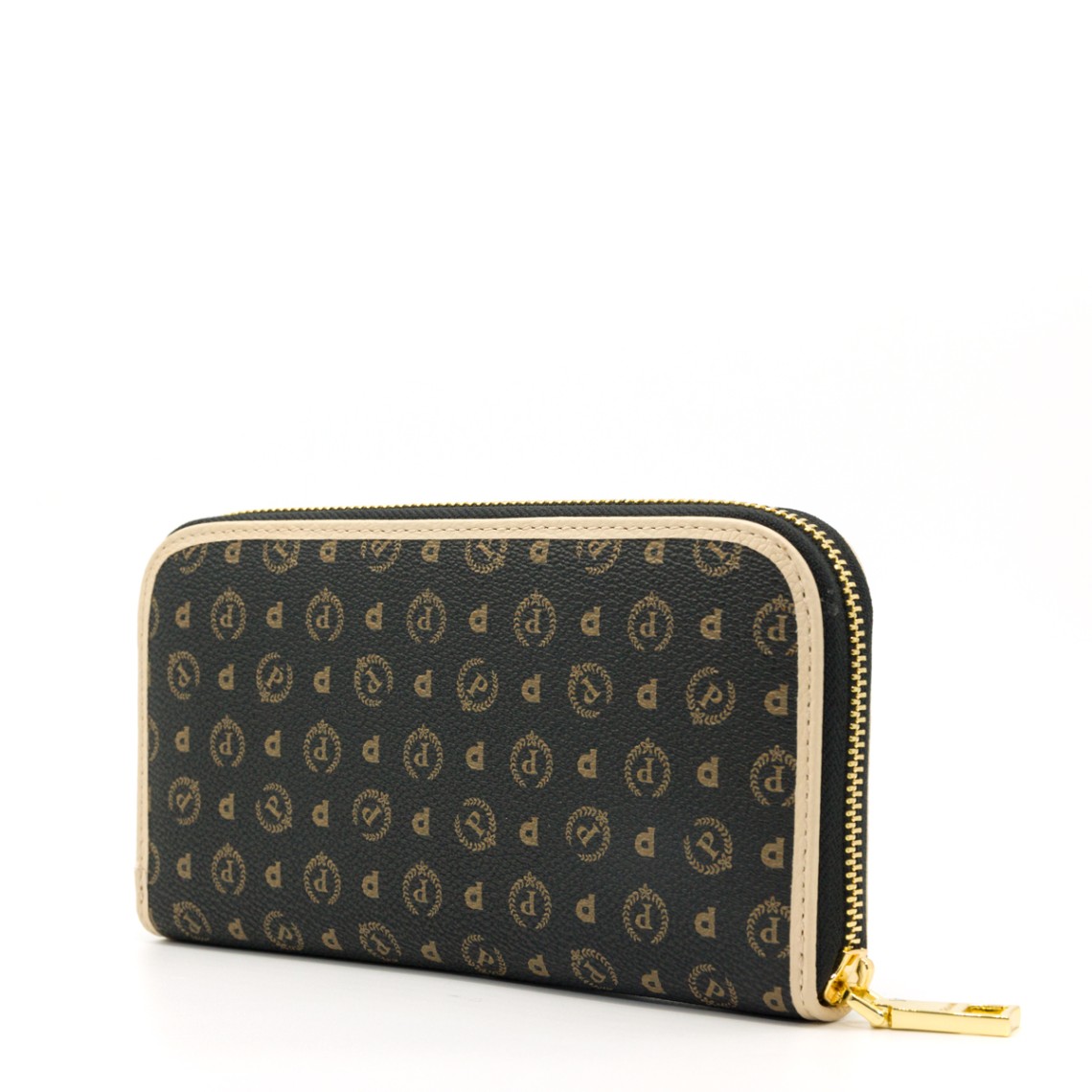 Portafoglio zip around classic logo Pollini