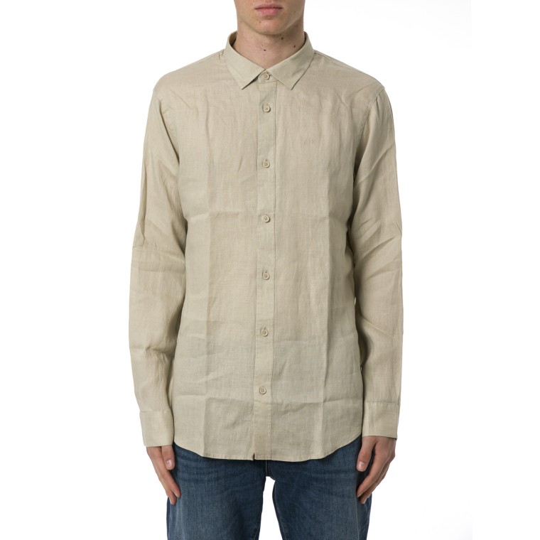 Camicia in lino Armani Exchange