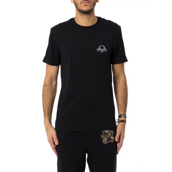 T-shirt Laurel Crown Logo Moschino Couture