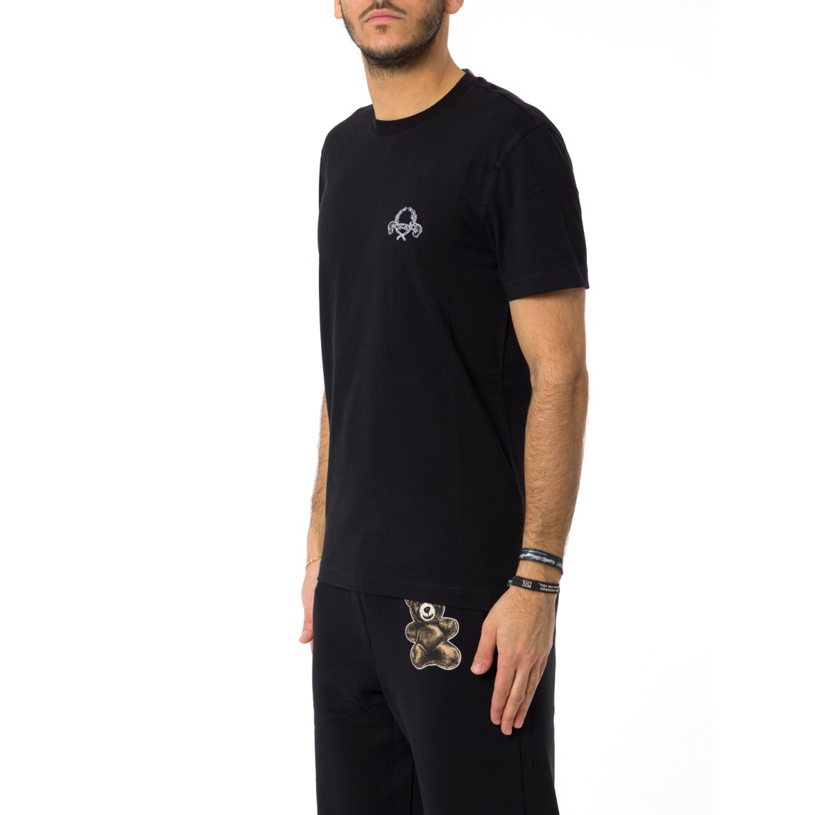 T-shirt Laurel Crown Logo Moschino Couture