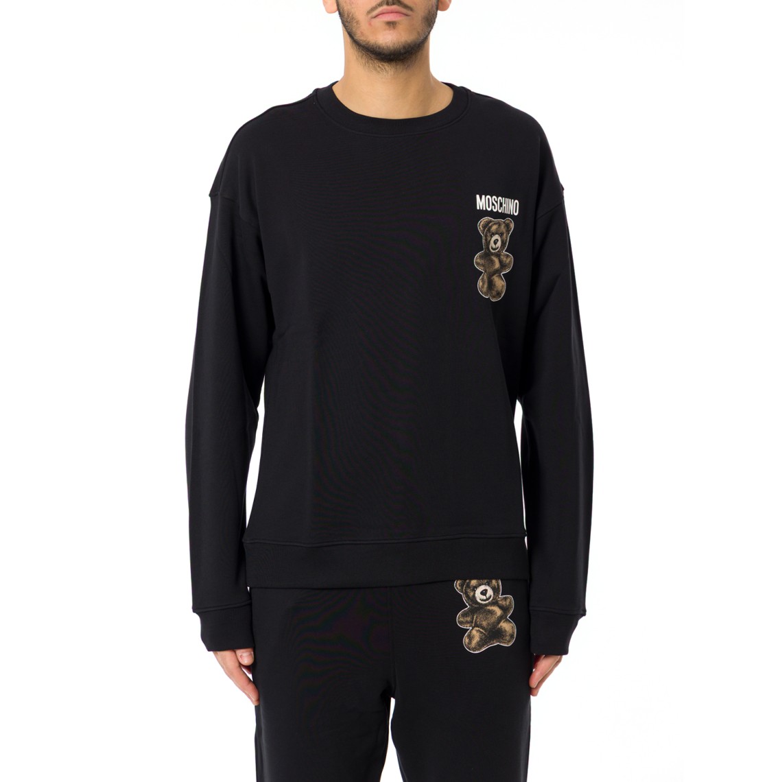 Felpa girocollo Little Teddy Bear Moschino Couture