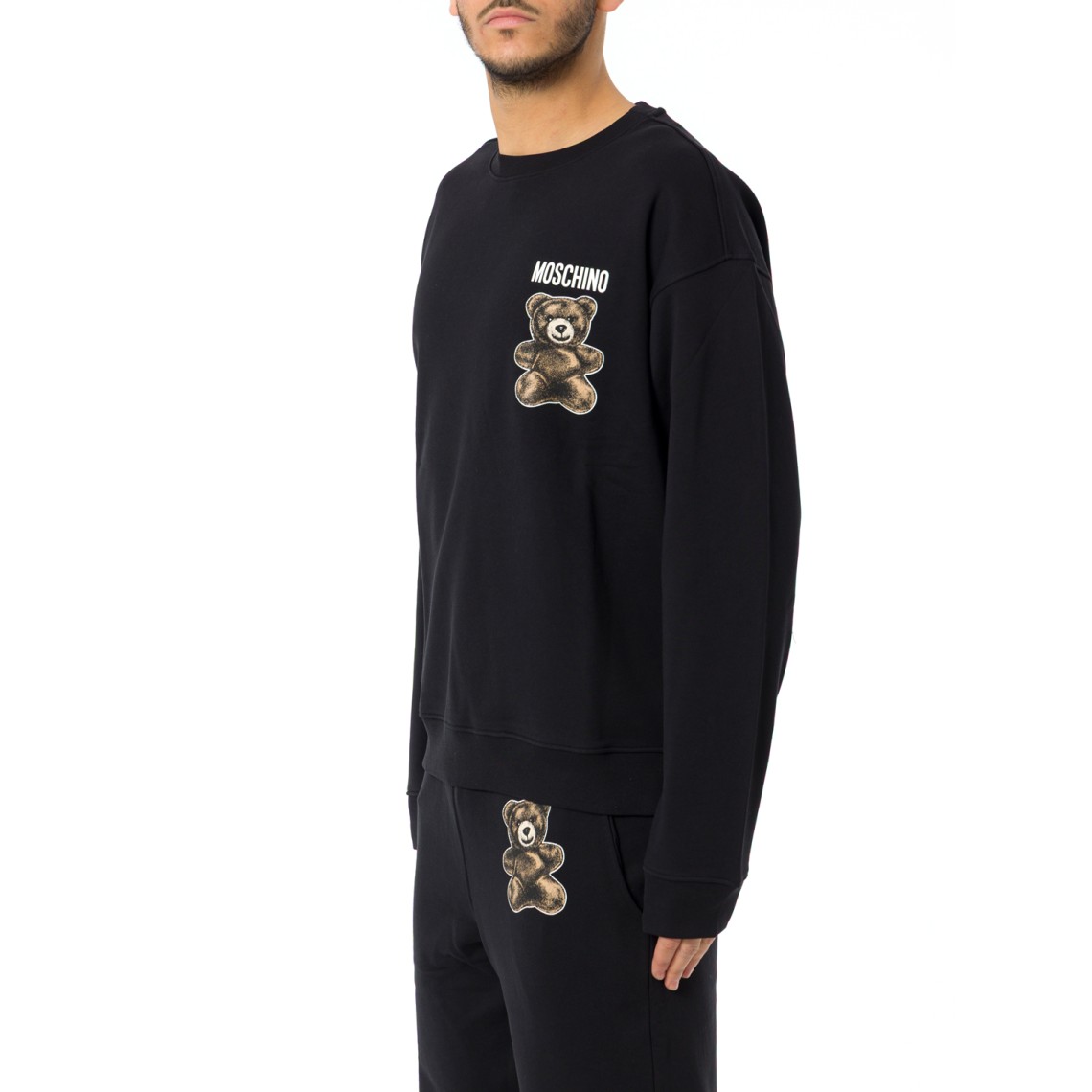 Felpa girocollo Little Teddy Bear Moschino Couture