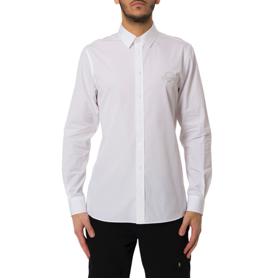 Camicia Laurel Crown Logo Moschino Couture 