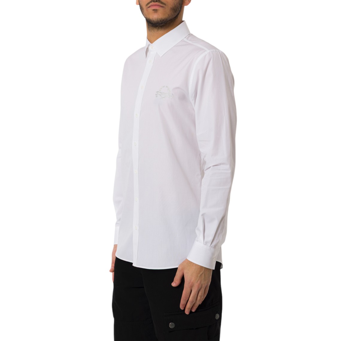 Camicia Laurel Crown Logo Moschino Couture 