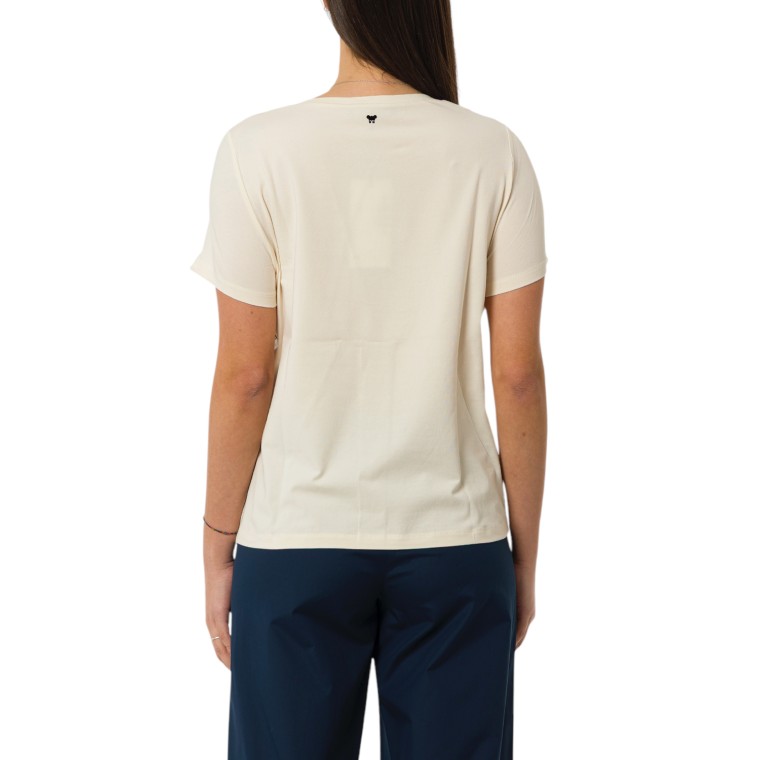T-shirt Bondeno in cotone e lino Weekend Max Mara