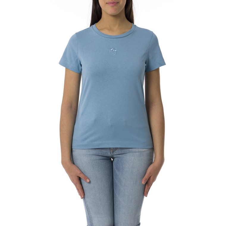 T-shirt basic in cotone Pinko
