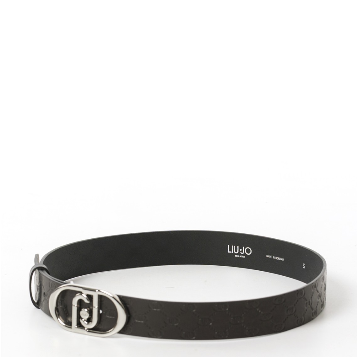 Cintura in pelle con logo Liu Jo