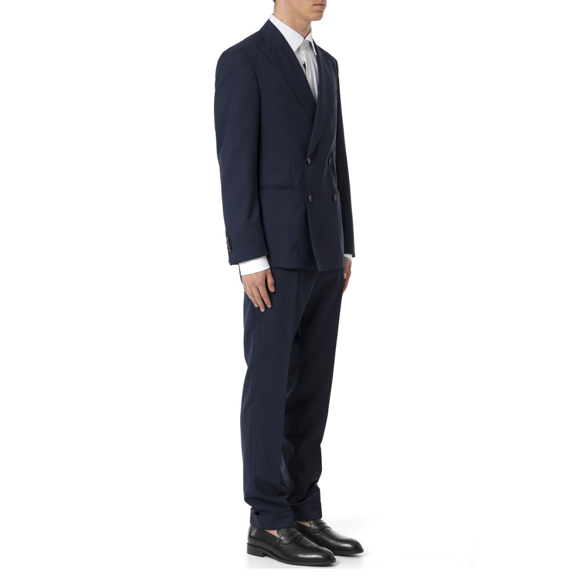 Abito in lana vergine mélange Boss