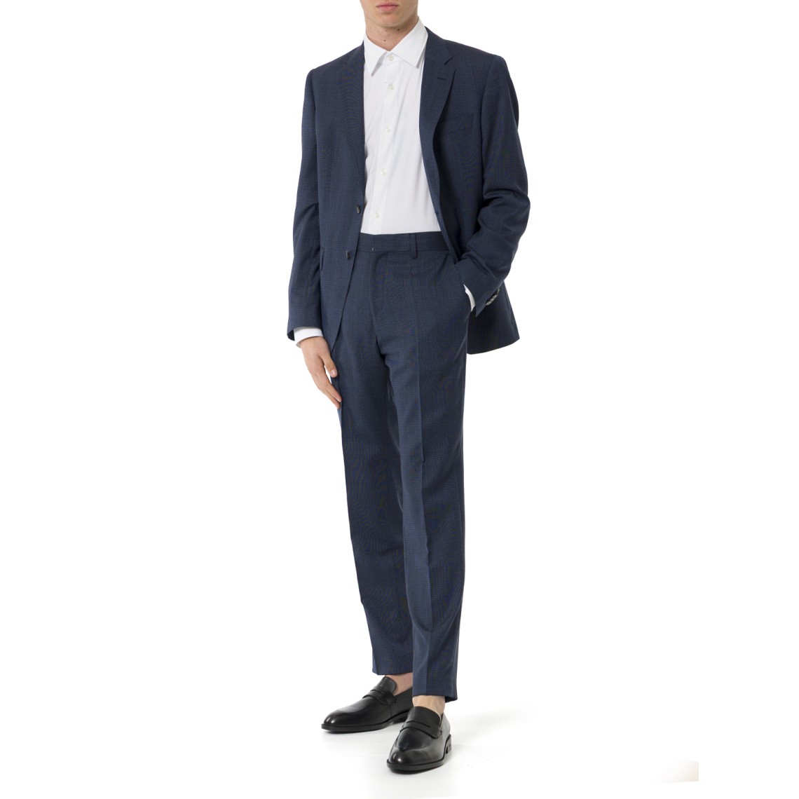 Abito slim fit Boss in tessuto stretch